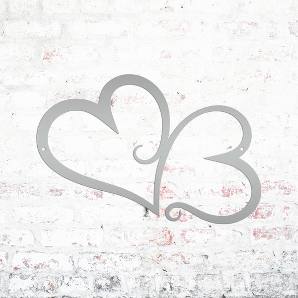 Metal Heart Home Decor Sign - Valentine Decor-Valentines Day -Heart Wall Art-Hanging Wall Decor-Heart Lovers