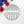 Customizable Patriotic - American Flag -Circle Name Sign