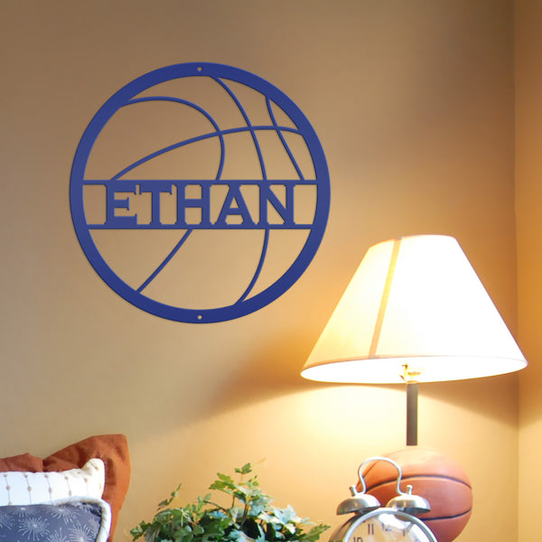 Personalized Basketball Metal Sign-Athlete Gift-Senior Night Gift