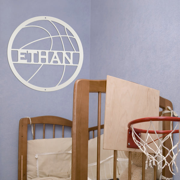 Personalized Basketball Metal Sign-Athlete Gift-Senior Night Gift