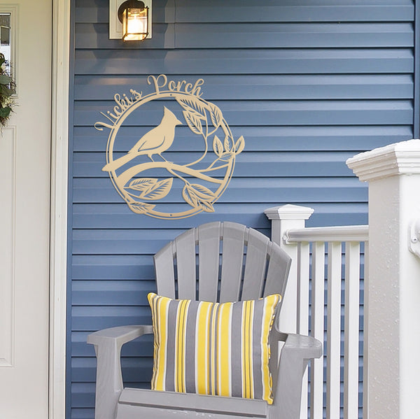  custom Cardinal Bird Metal Sign 