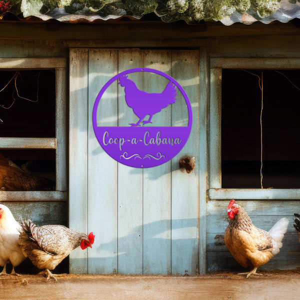 Chicken Coop Sign , Poultry Sign, Personalized Chicken Coop Sign, Custom Chicken Sign, Chicken Lover Gift
