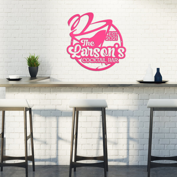 Personalized Cocktail Bar Sign, Cocktail Bar Wall Decor, Espresso Martini Wall Decor, Martini Wall Decor, Martini Wall Art, Martini Bar Art , Martini Time, Martini Signs for Wall, Martini Bar Decorations for the Wall