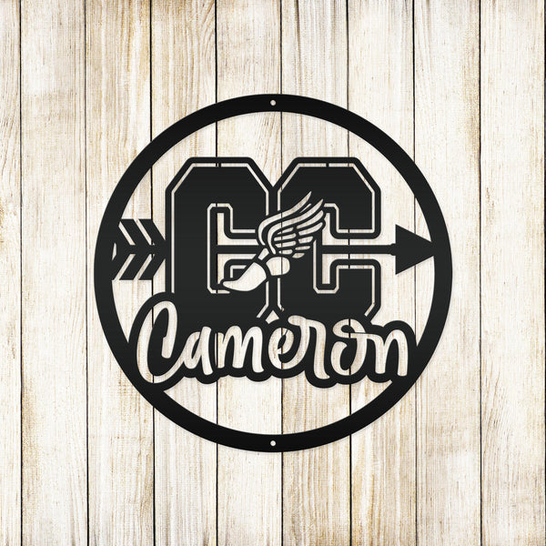 Cross Country Running Metal Sign - Athlete's Gift - Senior Night Gift