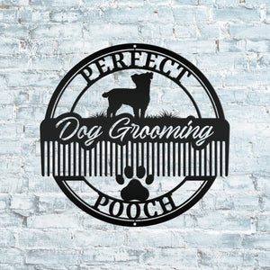 Custom Sign for Dog Grooming Business-