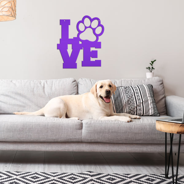 Dog Decor Signs , Dog Signs for Home, Dog Metal Signs, Cute Dog Wall Art, Dog Wall Decor, Dog Lovers Gifts, Dog Decor