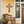 Flower Cross Metal Sign-Cross Wall Art-