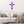Flower Cross Metal Sign-Cross Wall Art-