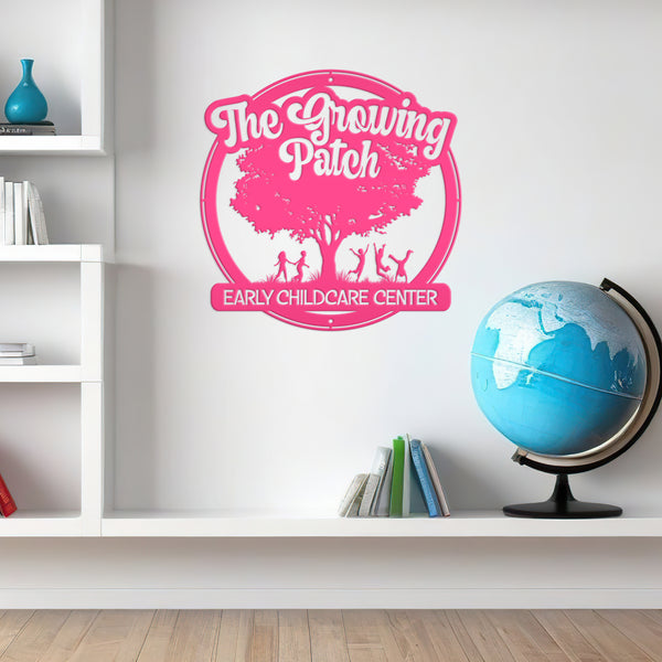 Daycare-Preschool Custom Metal Sign - Personalized Child Daycare Business-Daycare Metal Sign