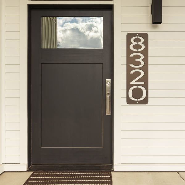 Vertical Metal House Numbers Sign - Address Sign-Housewarming Gift -Wedding Gift