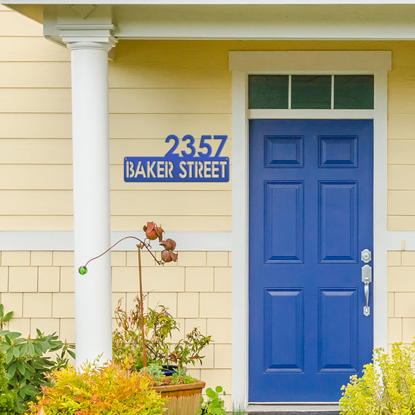 Personalized House Number Sign, Modern House Number Address Sign, Housewarming gift, Wedding gift, New Homeowner Decor