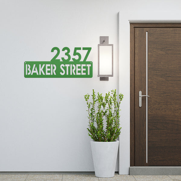 Personalized House Number Sign, Modern House Number Address Sign, Housewarming gift, Wedding gift, New Homeowner Decor
