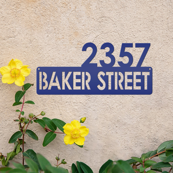 Personalized House Number Sign, Modern House Number Address Sign, Housewarming gift, Wedding gift, New Homeowner Decor
