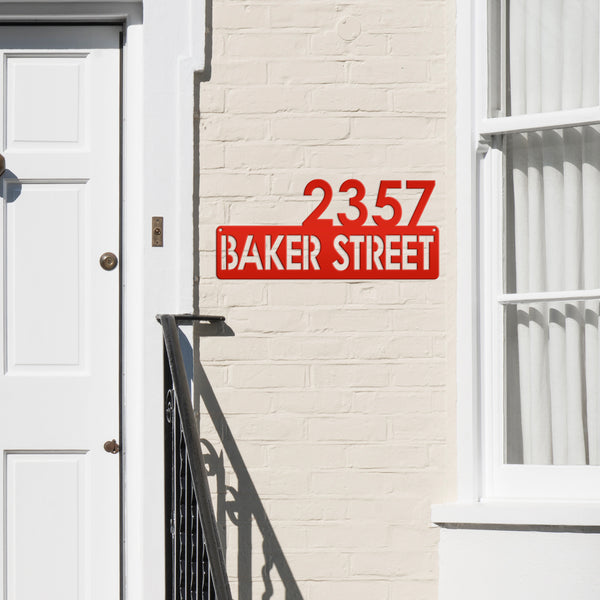 Personalized House Number Sign, Modern House Number Address Sign, Housewarming gift, Wedding gift, New Homeowner Decor