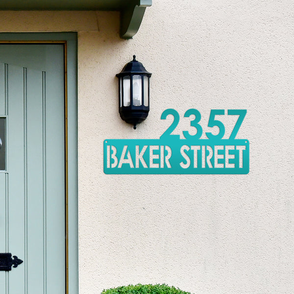 Personalized House Number Sign, Modern House Number Address Sign, Housewarming gift, Wedding gift, New Homeowner Decor