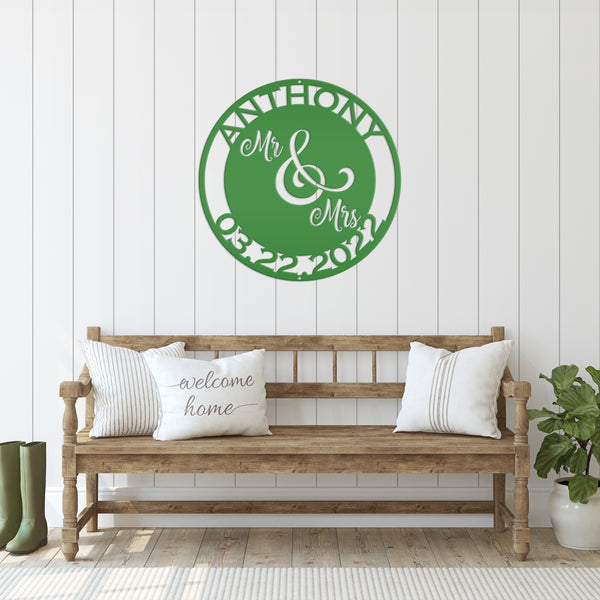 Custom Wedding Sign, Mr and Mrs Sign, Wedding Decor for Decorations, Wedding Gift , Name Sign for Wedding Decor, Wedding Present, Gift for Anniversary