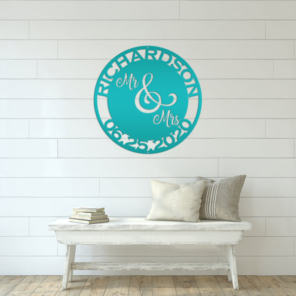 Custom Wedding Sign, Mr and Mrs Sign, Wedding Decor for Decorations, Wedding Gift , Name Sign for Wedding Decor, Wedding Present, Gift for Anniversary