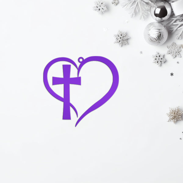 Assorted Heart Metal Holiday Ornaments