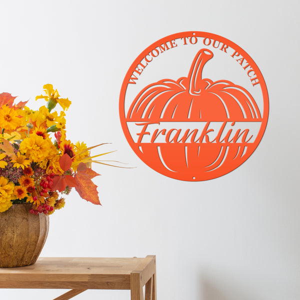 Personalized Fall Pumpkin Welcome Sign, Welcome Sign for the Fall, Welcome Sign Fall, Pumpkin Sign Fall, Fall Pumpkin Welcome Sign, Pumpkin Welcome Sign for Front Door