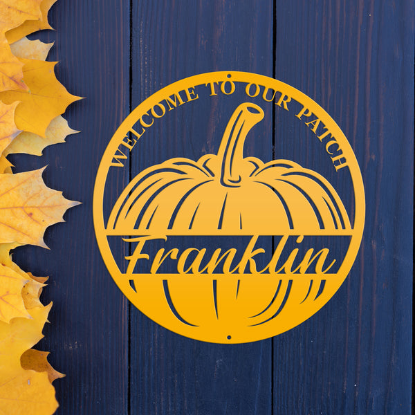Personalized Fall Pumpkin Welcome Sign, Welcome Sign for the Fall, Welcome Sign Fall, Pumpkin Sign Fall, Fall Pumpkin Welcome Sign, Pumpkin Welcome Sign for Front Door