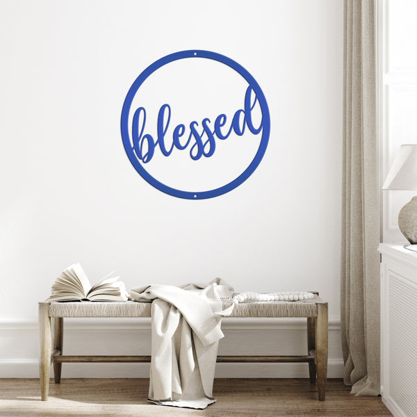 blessed sign wall decor