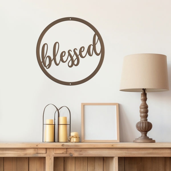 blessed sign wall decor