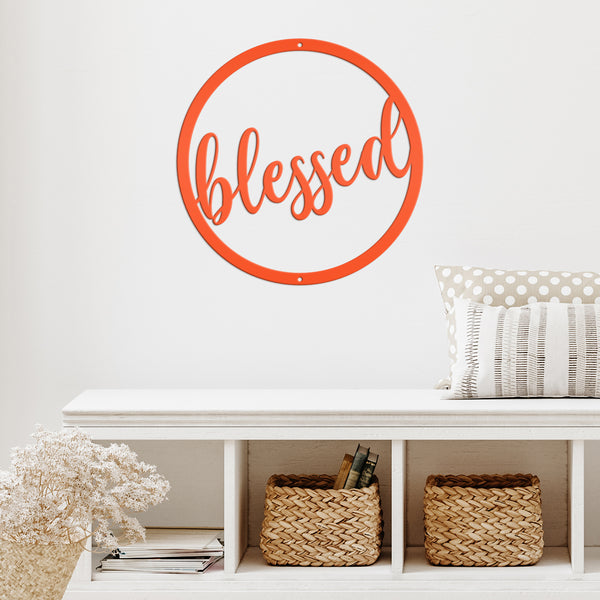 blessed sign wall decor