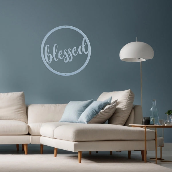 Blessed Metal Decor, Blessed Sign Wall Decor , Blessed Wall Art, Blessed Wall Sign, Blessed Home Decor, Blessed Decor for the Wall, Blessed Sign
