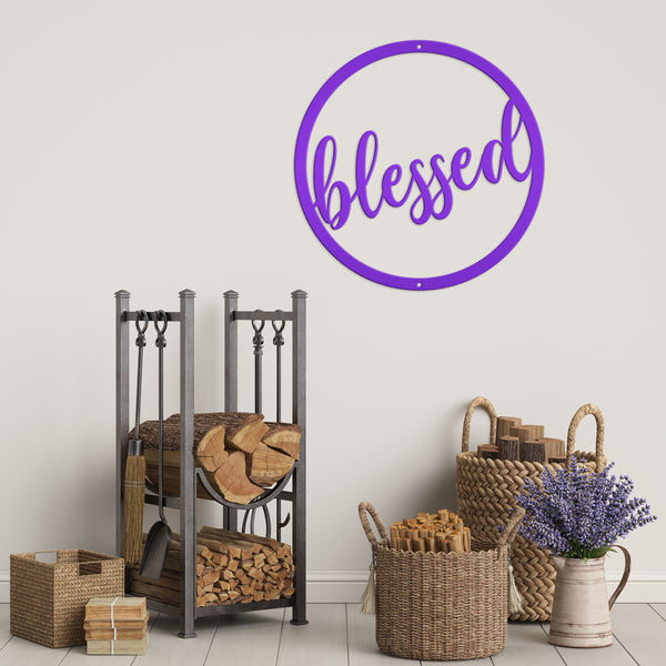 blessed sign wall decor