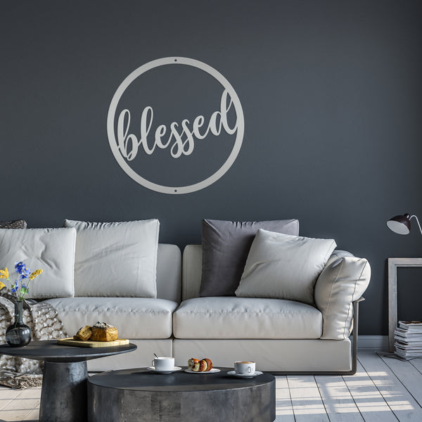 blessed sign wall decor
