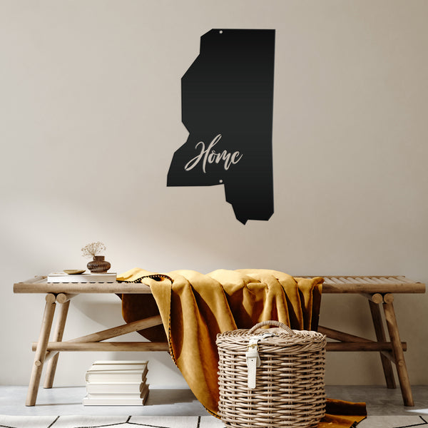 Personalized Metal Home State Sign-Your State Custom Sign