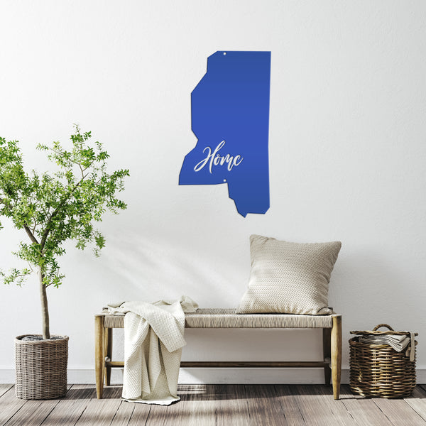 Personalized Metal Home State Sign-Your State Custom Sign