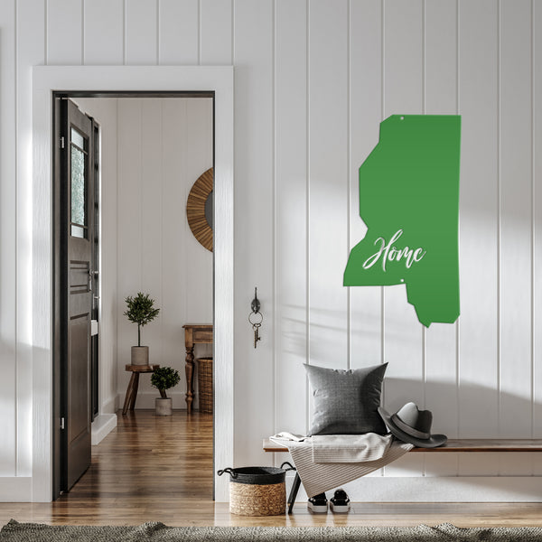 Personalized Metal Home State Sign-Your State Custom Sign