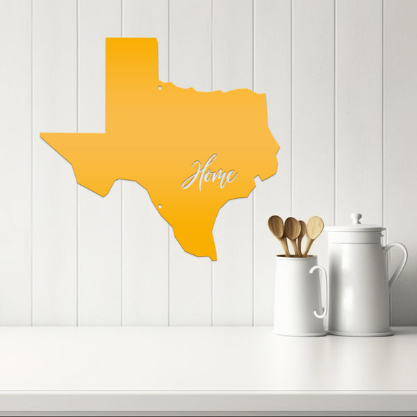 Personalized Metal Home State Sign-Your State Custom Sign