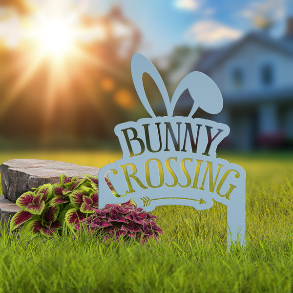 Outdoor Metal Easter Bunny Decor- Easter Decor- Easter Yard Decor -Easter Yard Ornament