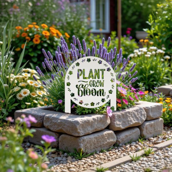 Outdoor Metal Garden Sign, Mother's Day Gift, Sign For Flower Bed, Gift for Grandma-Birthday Gift-Lawn Decor