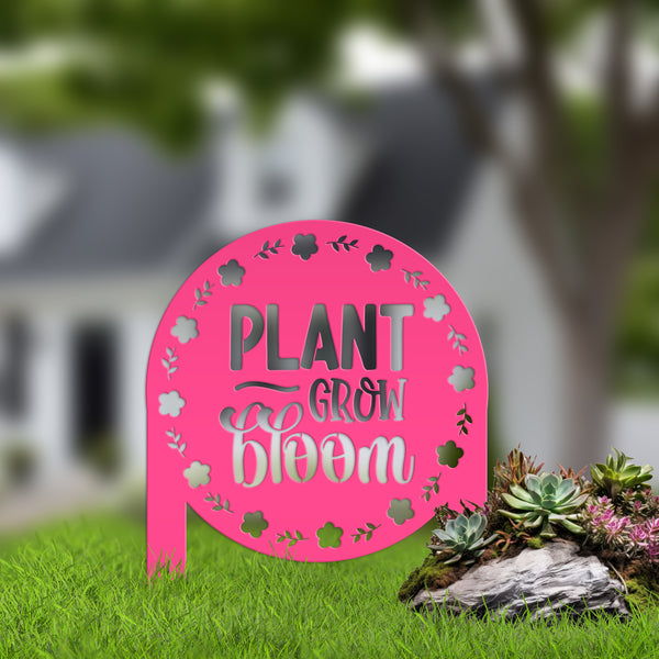 Outdoor Metal Garden Sign, Mother's Day Gift, Sign For Flower Bed, Gift for Grandma-Birthday Gift-Lawn Decor
