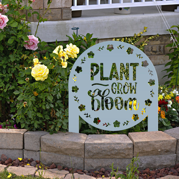 Outdoor Metal Garden Sign, Mother's Day Gift, Sign For Flower Bed, Gift for Grandma-Birthday Gift-Lawn Decor