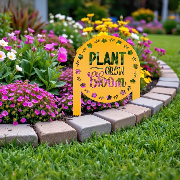 Outdoor Metal Garden Sign, Mother's Day Gift, Sign For Flower Bed, Gift for Grandma-Birthday Gift-Lawn Decor