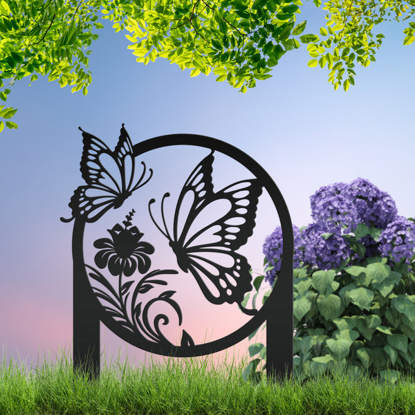 Butterfly Flower Garden Decorative Yard or Lawn Decor-Yard Stake, Mother's Day Gift