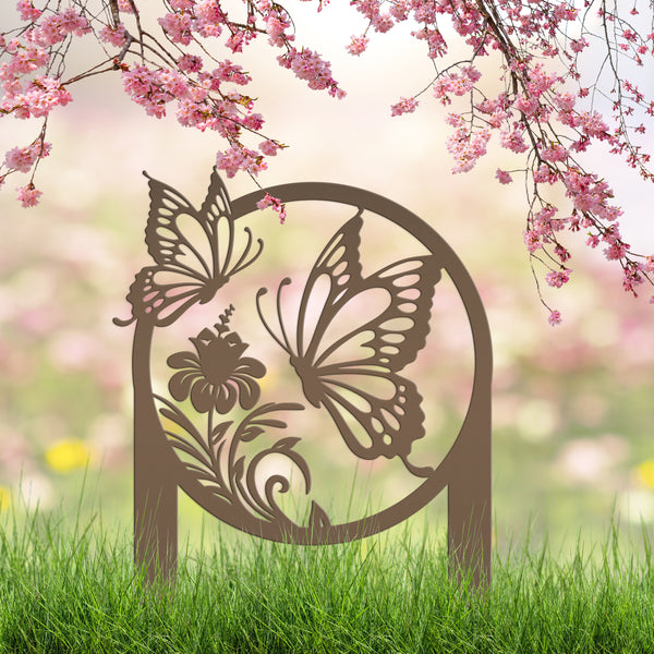 Butterfly Flower Garden Decorative Yard or Lawn Decor-Yard Stake, Mother's Day Gift