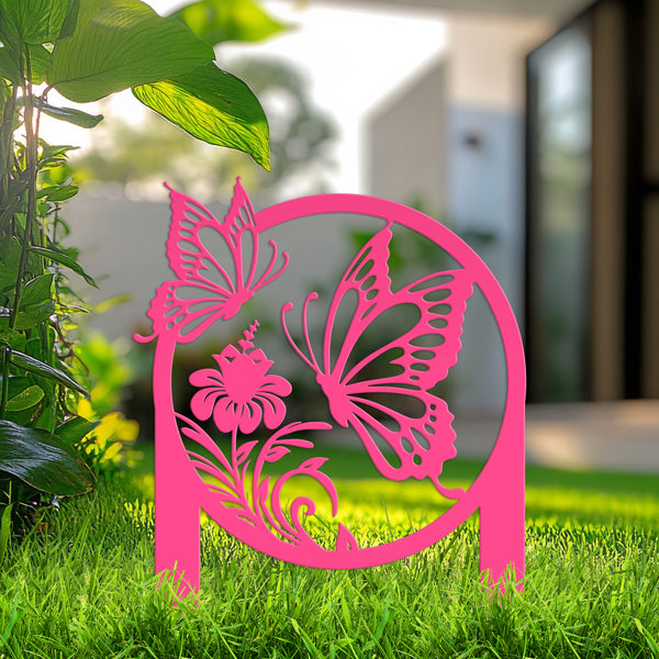Butterfly Flower Garden Decorative Yard or Lawn Decor-Yard Stake, Mother's Day Gift