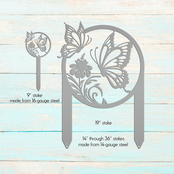 Butterfly Flower Garden Decorative Yard or Lawn Decor-Yard Stake, Mother's Day Gift