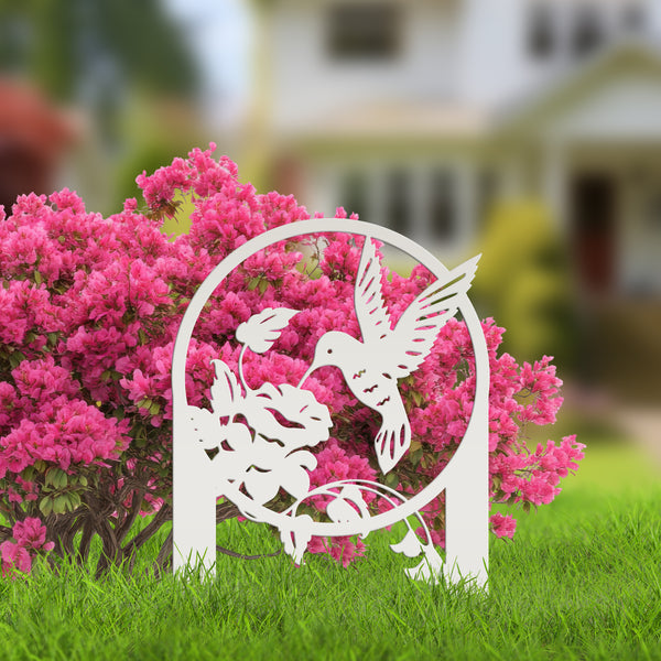 Hummingbird Metal Yard Stake -Mother's Day Gift -Garden Decor-Hummingbird Lovers-Bird Wall Yard Decor