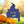 Pumpkin with Witch Hat Metal Yard Stake - Halloween Decor