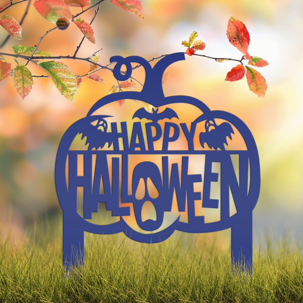 Happy Halloween Metal Decor