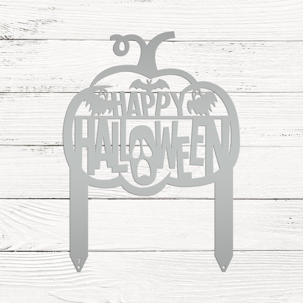 Happy Halloween Metal Decor