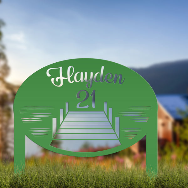 Lake Lot Sign-Family Lake Lot Sign -Lake Lot Number -Lake House Address Lot Number