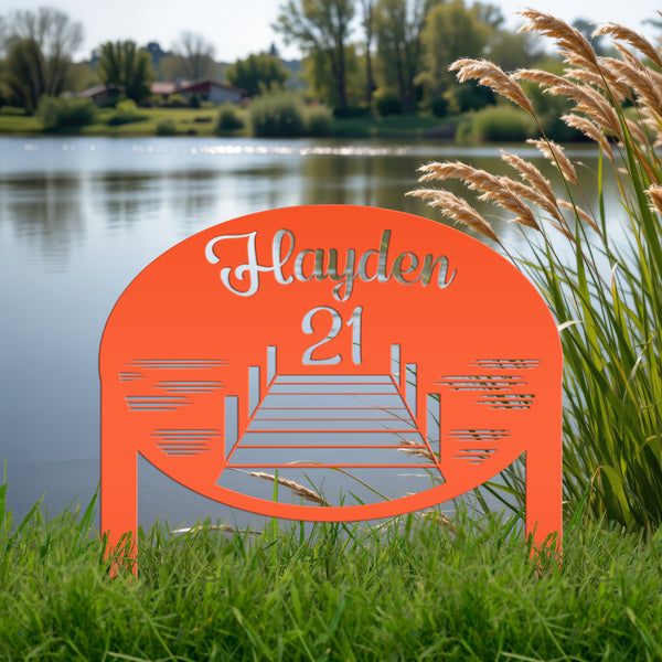 Lake Lot Sign-Family Lake Lot Sign -Lake Lot Number -Lake House Address Lot Number