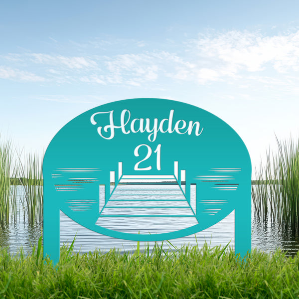Lake Lot Sign-Family Lake Lot Sign -Lake Lot Number -Lake House Address Lot Number